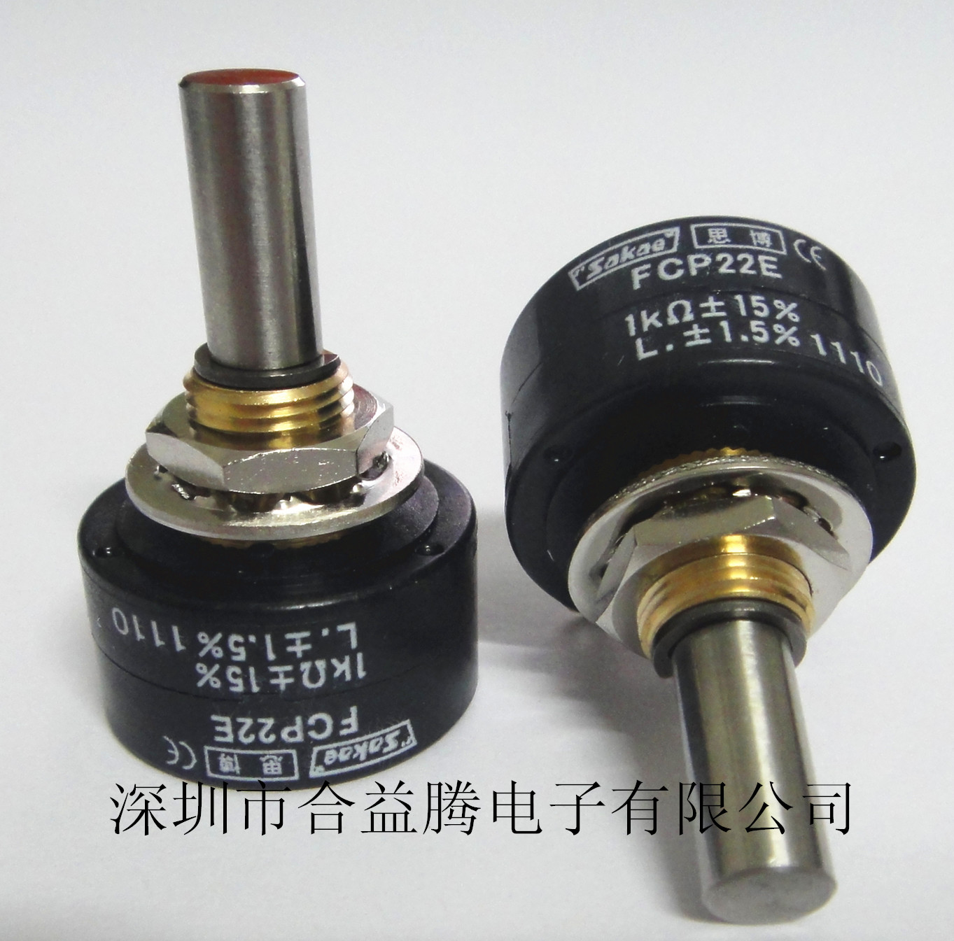 sakae FCP22E 1K 15% L1.5% 无极 单圈 360度电位器1000欧  思博