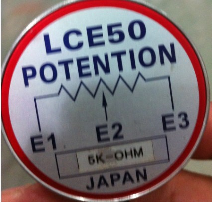 POTENTIONMETER LCE-50 5KΩ/2KΩ/金属压线机同步同位器