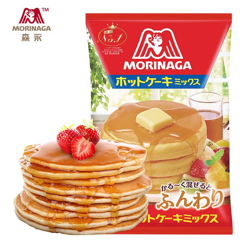 森永松饼粉进口烘焙原料蛋糕铜锣烧预拌粉300g儿童早餐家用松饼粉,粮油调味/速食/干货/烘焙,预拌粉,淘宝优惠券,粉丝福利购,淘宝优惠卷