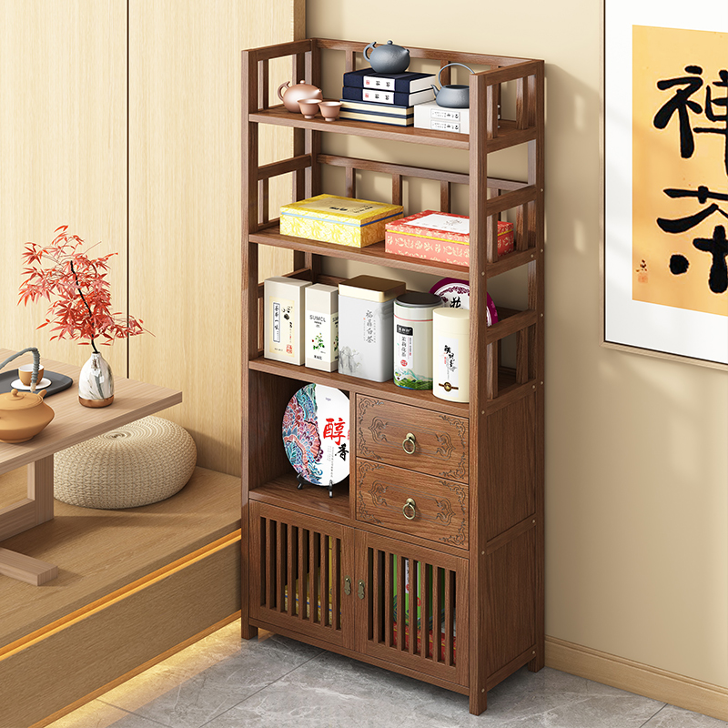 实木茶叶茶具古董架多宝阁