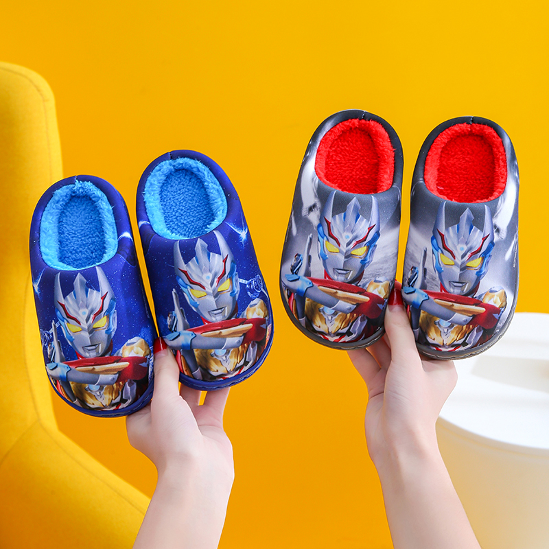 奥特曼儿童棉拖鞋男童2025新款