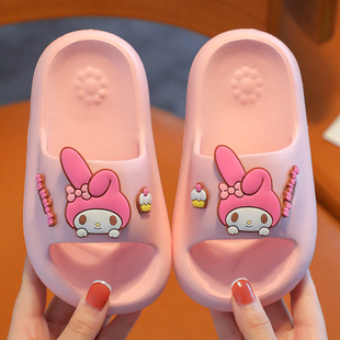 美乐蒂女童拖鞋夏季防滑三丽鸥亲子居家室内可爱卡通儿童凉拖女孩