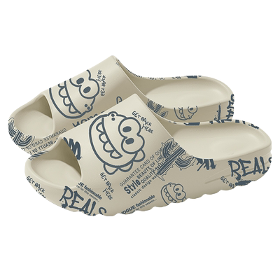 女士踩屎感防滑防臭拖鞋静音厚底