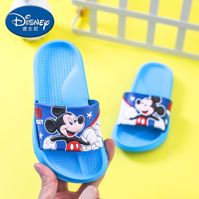 dép mùa hè và dép Disney cho trẻ em trai nhà bé gái tắm đáng yêu lớn không trượt giày tư cách làm cha 
