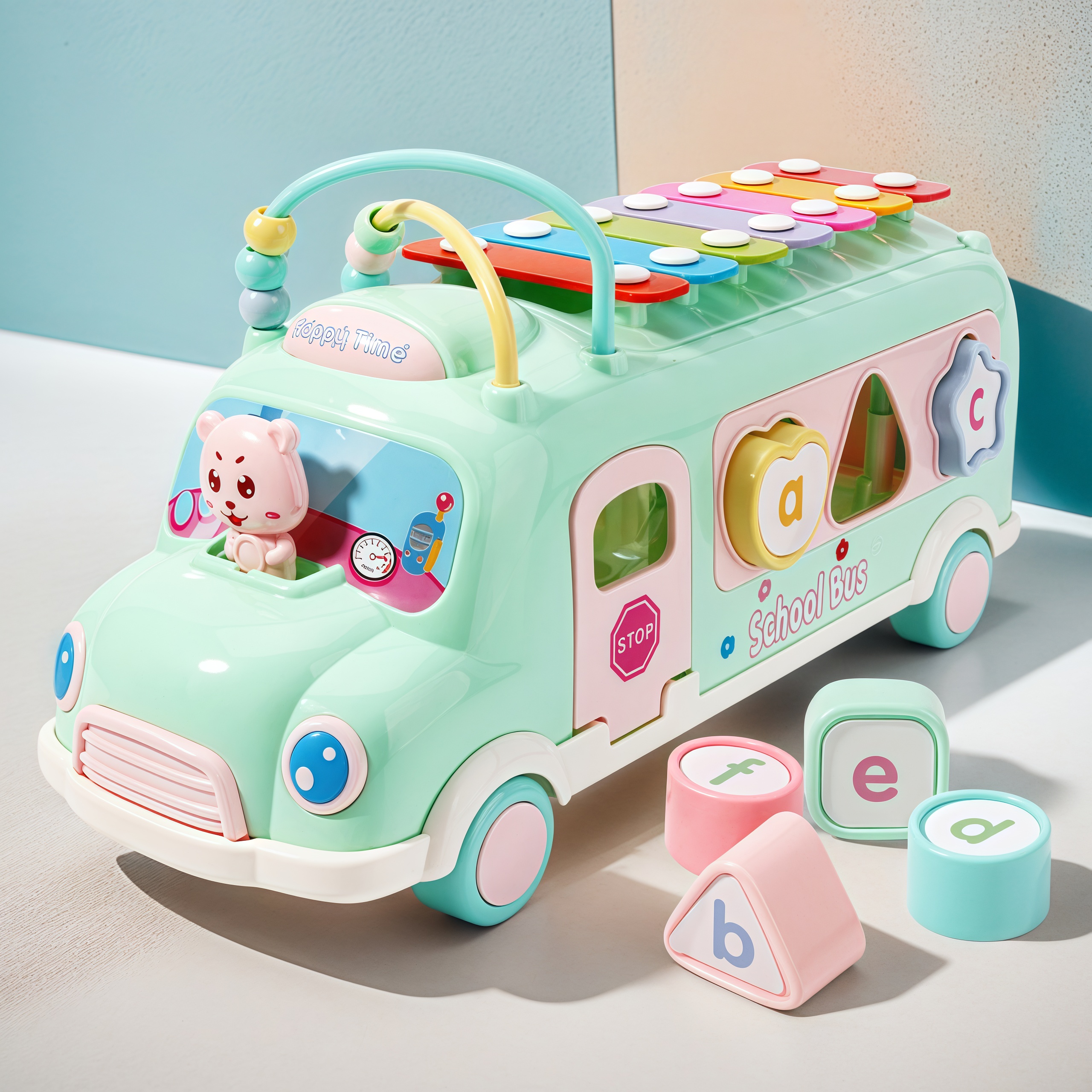 儿童益智早教拉线玩具