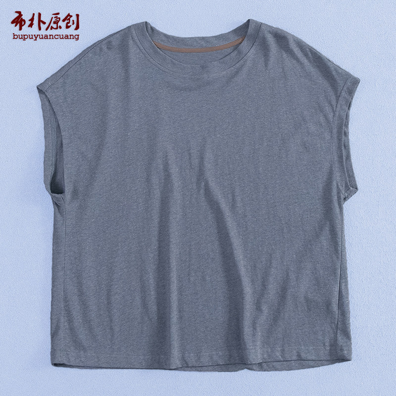 文艺百搭休闲棉麻上衣