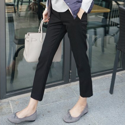 哈倩2022春季新品女裝韓版直筒九分褲女收腰西裝褲顯瘦休閑褲子女在類目 女裝/女士精品, 褲子, 休閒褲中 - 來自Buy2taobao.com提供專業的淘寶代購服務