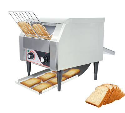 全自动双片加热链条传送式烤面包机商用酒店早餐烘培三明治机