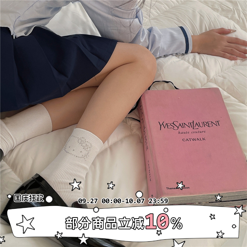 LETMESEE自制可爱甜妹棉袜