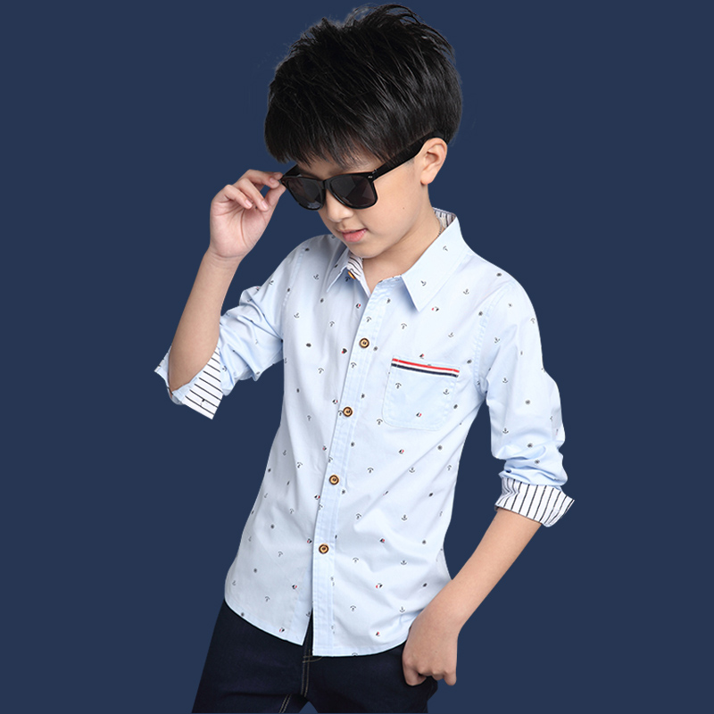 Chemise garcon à manche longue - Ref 2074274 Image 1
