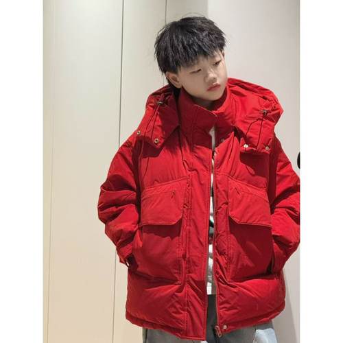 THE LUHAN【奇迹冬暖】冬季90绒大口袋亲子装羽绒服中大男童25797