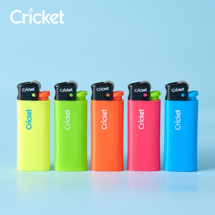 Cricket草蜢官方正品原装进口荧光迷你便携简约一次性砂轮打火机