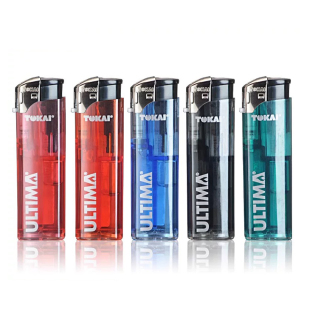 日本正品东海透明气体打火机多色一次性电子点烟器烟具明火点火器