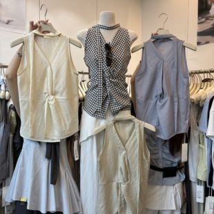 气质扭结设计感马甲女夏季 新款 88510 夏上新2026春夏季 灰姑娘CICI