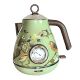 德国北欧复古烧水壶彩绘电热水壶家用烤漆大容量民宿酒店礼品单