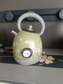 复古民宿电热烧水壶家用高颜值自动断电开水壶防干烧1.8L大容量