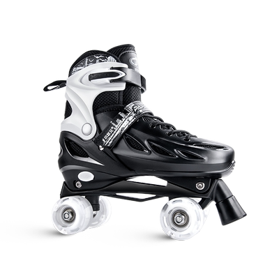 双排溜冰鞋成年闪光滑轮儿童