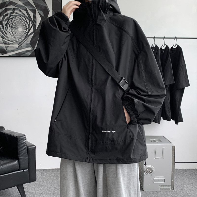 秋冬季冲锋衣外穿舒适情侣工装风男宽松夹克外套 JK6321/P100图片