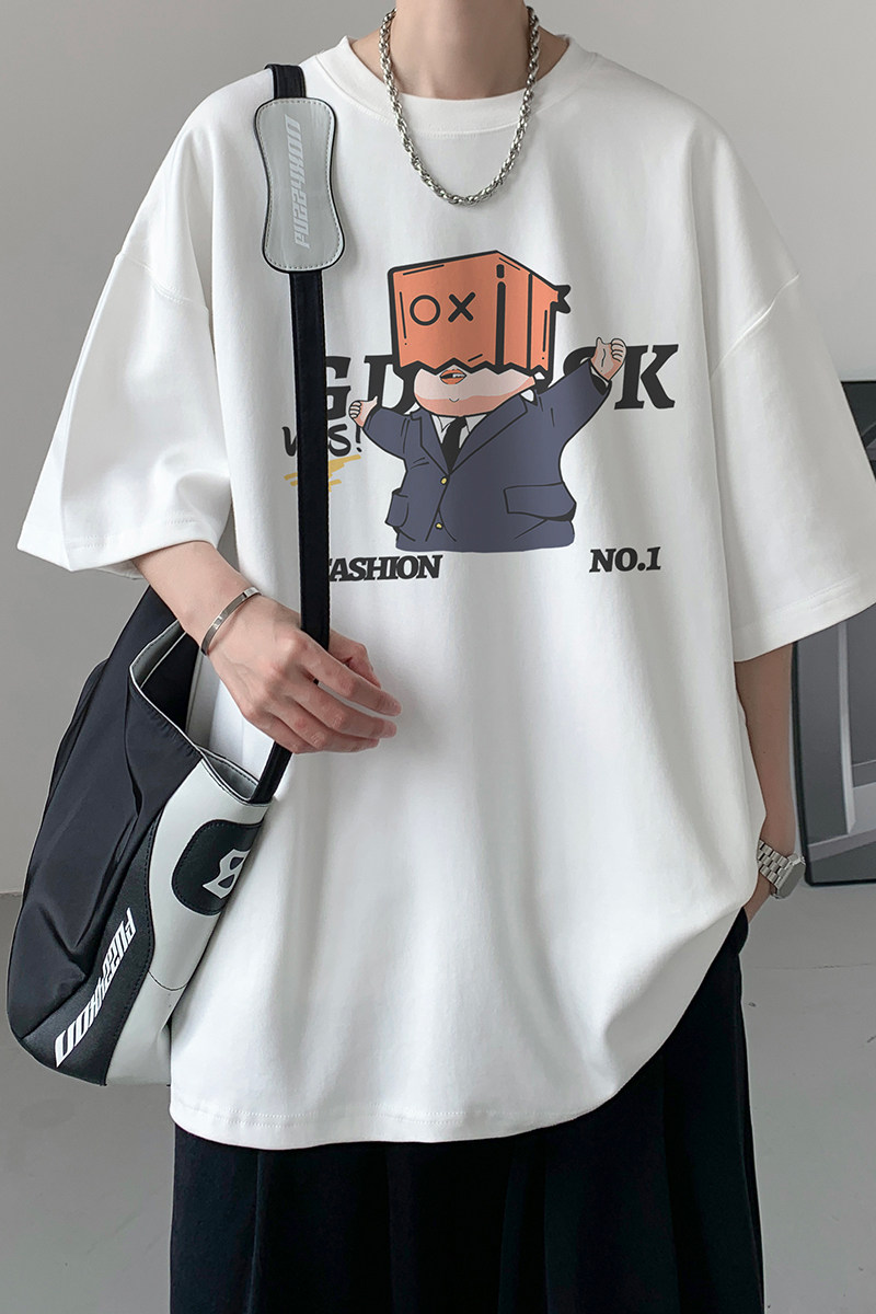 已注册/夏季复古小人流行短袖T恤男大码体恤打底衫DT7172/P25,男装T恤,电商B316