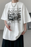 已注册/夏季白色潮牌流行短袖T恤男大码体恤打底衫DT3997/P25，男装T恤，电商B316