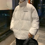 冬季港风加厚羽绒棉服男潮牌棉衣情侣大码宽松港风外套MY333/P90，男装棉衣，电商B316