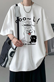 已注册/夏季狗狗印花潮牌短袖T恤打底衫宽松男体恤DT2068/P25，男装T恤，电商B316