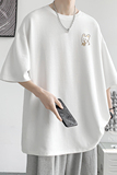 已注册/夏季清新卡通纯棉短袖T恤男大码体恤打底衫DT5105/P25，男装T恤，电商B316