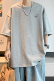 已注册/夏季纯棉简约半袖短袖T恤男宽松体恤打底衫DT5880/P25，男装T恤，电商B316