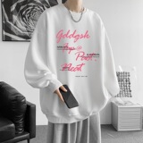 已注册/春季潮圆领卫衣男情侣打底衫大码外套WY1586/P35加绒P40，男装卫衣，电商B316