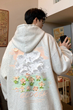 已注册/秋季港风宽松连帽卫衣男生潮牌大码外套WY9321/P45加绒P50，男装卫衣，电商B316