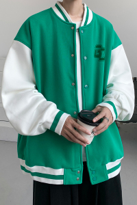 已注册/秋季新学院风运动棒球服夹克男生宽松外套JK6206/P100图片