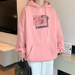 已注册/秋冬美式重磅连帽卫衣男休闲宽松打底衫WY9175/P45加绒P50图片