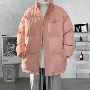 文艺韩版羽绒棉服冬季潮牌立领外套男潮保暖宽松面包服MF9397/P90图片