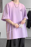 已注册/夏季潮牌宽松短袖T恤男情侣纯棉体恤打底衫DT5880/P25，男装T恤，电商B316