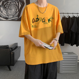 已注册/夏季清新简约印花短袖T恤男宽松体恤打底衫DT8471/P25，男装T恤，电商B316