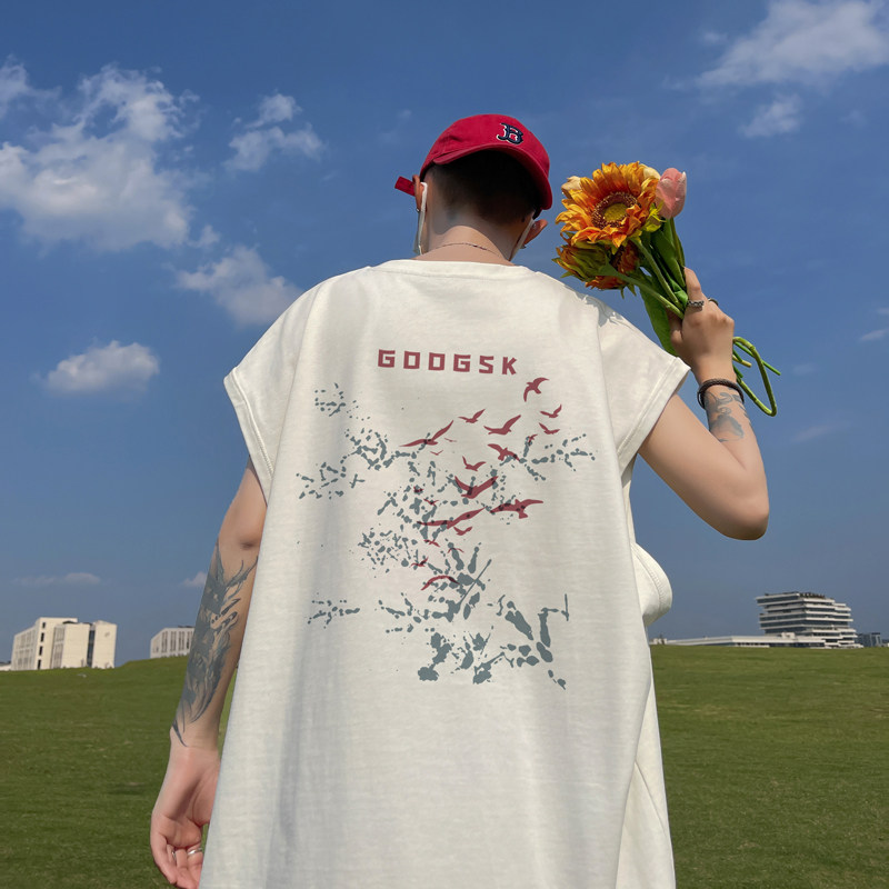 已注册/夏季白色背心经典款男内搭大码坎肩打底衫 BX2344/P25图片