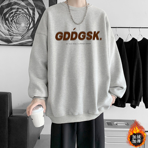 已注册/冬季新渐变印花圆领卫衣男情侣外套WY3383/P35加绒P40图片