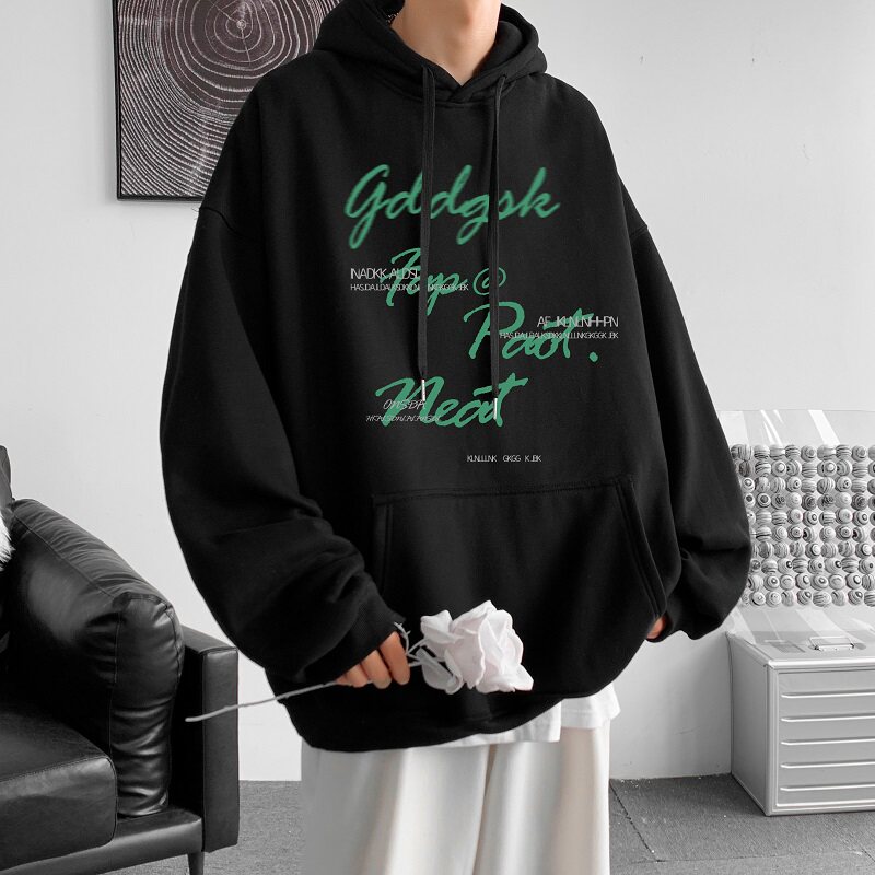 已注册/春季潮连帽卫衣男生港风宽松外套潮牌WY8852/P45加绒P50,男装卫衣,电商B316