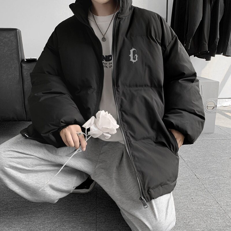 已注册/冬季新印花立领棉衣男生加厚棉服棉袄外套WY3553/P100,男装棉衣,电商B316