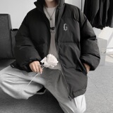 已注册/冬季新印花立领棉衣男生加厚棉服棉袄外套WY3553/P100，男装棉衣，电商B316