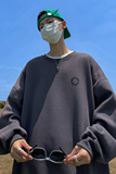 已注册/秋季新宽松圆领卫衣港风男潮牌流行打底衫WY1220/P35，男装卫衣，电商B316