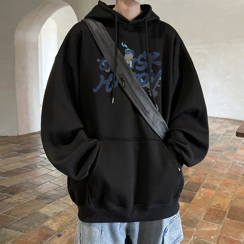 已注册/华棉秋季连帽卫衣男生大码宽松上衣打底衫外套WY1234/P50,男装卫衣,电商B316