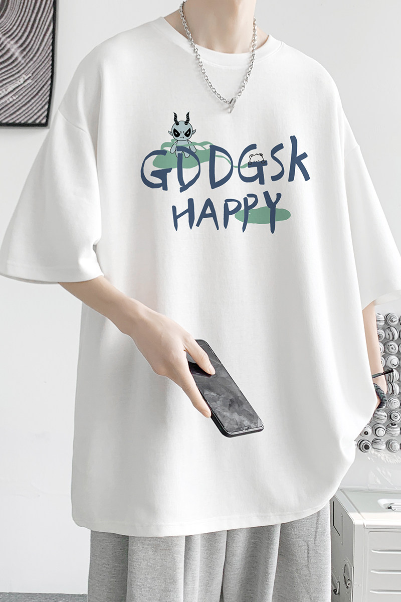 已注册/夏季潮牌字母印花短袖T恤男宽松体恤打底衫DT3099/P25,男装T恤,电商B316