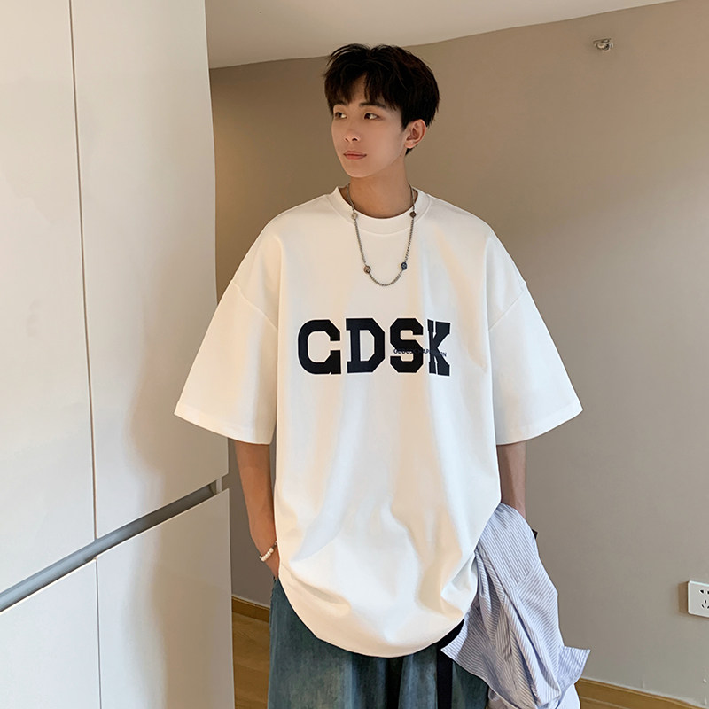 已注册/夏季圆领印花日系短袖T恤男大码体恤打底衫DT5336/P25,男装T恤,电商B316