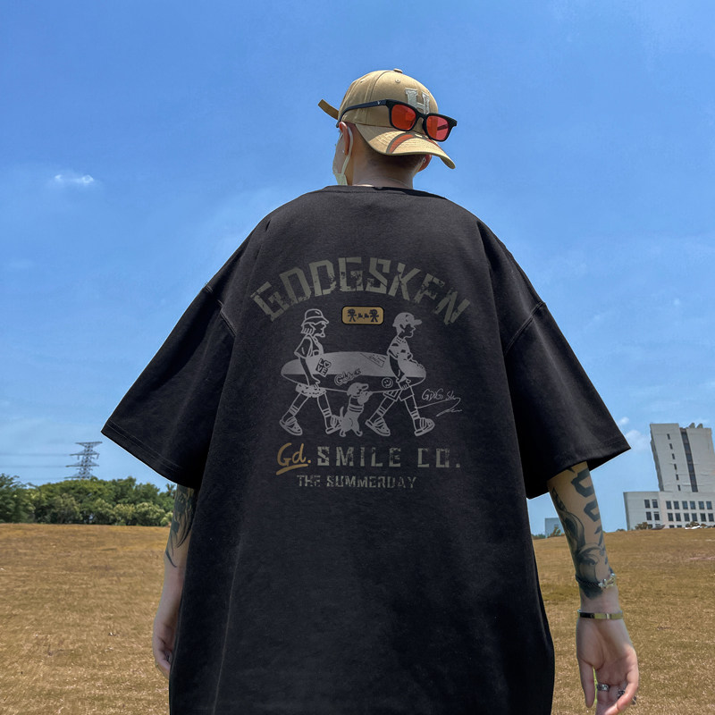 已注册/夏季简约复古短袖T恤男情侣大码体恤打底衫DT0311/P25,男装T恤,电商B316