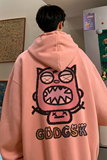 已注册/秋季复古休闲连帽卫衣男生宽松潮流外套WY9303/P45加绒P50，男装卫衣，电商B316