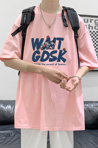 已注册/2025夏季卡通印花短袖T恤男生港风ins半袖体恤DT8883/P25图片