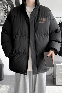 潮牌面包服冬季大码立领棉衣男生保暖帅气休闲宽松外套MF9592/P90图片