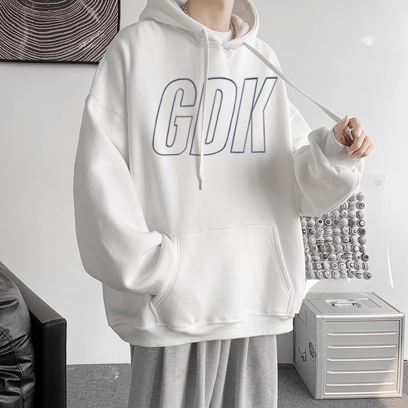 已注册/秋冬季新连帽卫衣男宽松打底衫外套WY6033/P45加绒P50,男装卫衣,电商B316