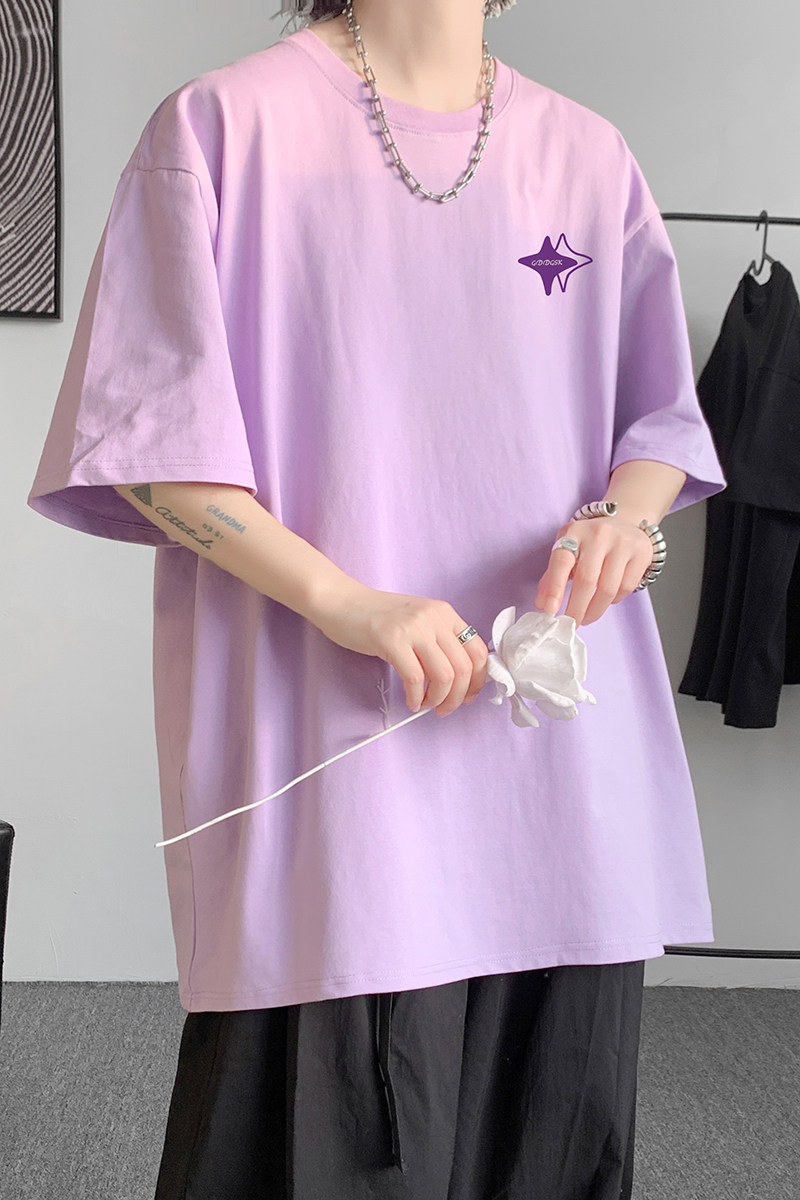 已注册/夏季潮牌印花简约短袖T恤男情侣体恤打底衫DT5284/P25,男装T恤,电商B316